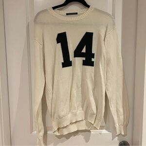 Brandy Melville Varsity Number Knit